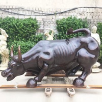 Escultura de Toro de Bronce de Tamaño Real para Decoración de Exteriores, Gran Escultura de Animal en Venta