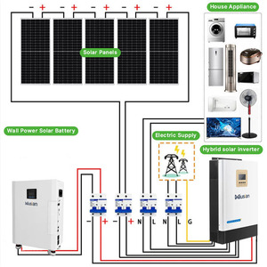 5kw Solar Home Power System Gerador Solar Conjunto Completo 5000 Watt Compre Sistema De Energia Solar Com Bateria De Lítio - Product Image 4