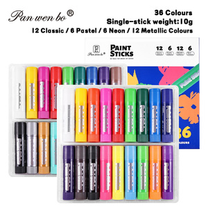 Trẻ Em Mềm Pastel Sơn Gậy Không Độc Hại Nhanh Chóng Làm Khô Nghệ Thuật Đầy Màu Sắc Bút Chì Màu Thiết Lập Cho Neon Kim Loại Pastel Toàn Cầu Da <span class=keywords><strong>Tone</strong></span> Cổ Điển - Product Image 6