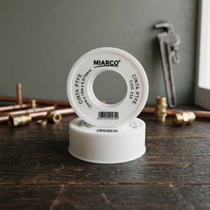 Nastro isolante in PTFE con avvolgitore retrattile bianco 12m x 12mm (Miarco 232) - Product Image 3