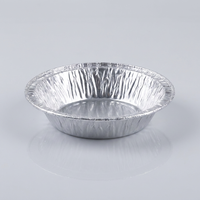 Mini moule à tartelette en aluminium rond de 20 ml, qualité alimentaire, jetable, 60x16mm, avec couvercle en PET, pour barbecue et gâteaux en extérieur