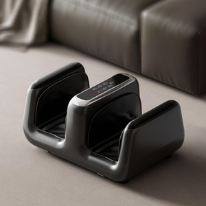 Masseur chauffant pour jambes et pieds, pétrissage <span class=keywords><strong>profond</strong></span>, pression par airbag, housse en <span class=keywords><strong>tissu</strong></span> amovible et lavable - Product Image 5