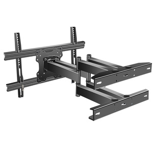 Soporte de Pared para TV de Acero Laminado en Frío, Ajustable, Inclinable y Giratorio, con Brazo Telescópico para Pantallas de 37"-75", Compatible con OEM/ODM - Product Image 3