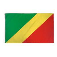 Fabricant professionnel de contrôle de qualité standard ISO du drapeau du Tchad Fournisseur fiable pour tous les drapeaux nationaux du monde