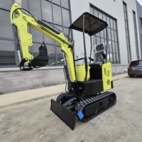 Mini-excavatrice d'occasion TKMACH 1 tonne, nouvelle excavatrice sur chenilles, moteur Briggs & Stratton, moteur hydraulique Hengli, haute capacité de charge, garantie 1 an