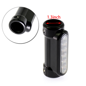 HCMOTORKU Barra di Protezione per Moto con Indicatori di Direzione Switchback, Luce LED Bianca e Ambra, Compatibile con Harley Touring Road King e Victory - Product Image 4
