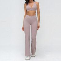 PASUXI Ensemble de sport de haute qualité OEM pour femmes, sans couture, dos élégant, taille haute, lifting des hanches, séchage rapide, course à pied, gym, yoga, fitness