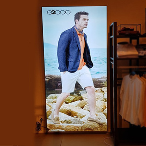 Silicone cạnh đồ họa <span class=keywords><strong>led</strong></span> thắp sáng trở lại hình ảnh khung <span class=keywords><strong>lightbox</strong></span> rollup backlit phim ánh sáng hộp - Product Image 5