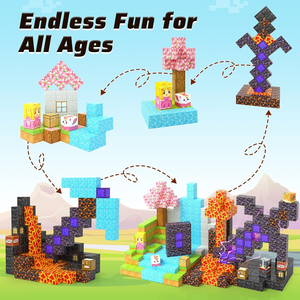 200 pièces blocs magnétiques portail magique ensemble aimant enfants jouets pour garçons filles tige carreaux magnétiques <span class=keywords><strong>jeux</strong></span> de construction sensoriel enfant en bas âge jouets - Product Image 3