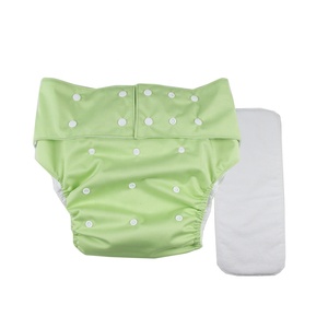 2020 nuovo Design lavabile per <span class=keywords><strong>adulti</strong></span> incontinenza pannolino per <span class=keywords><strong>adulti</strong></span> alla rinfusa con inserti riutilizzabili tessuto stampato PUL impermeabile - Product Image 1