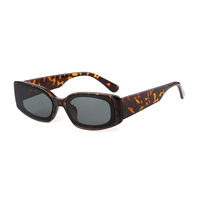 Lunettes de soleil rectangulaires étroites Y2K STY77018H pour femmes et hommes, style rétro années 90, petites lunettes carrées, protection UV400, monture PC couleur bonbon, lunettes de soleil de fête