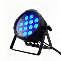 Projecteur LED PAR 100W IP65 étanche, 12 x 8W RGBW, contrôle DMX512 pour événements extérieurs, scènes et fêtes