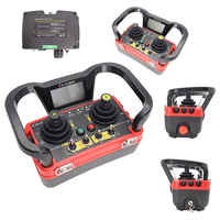 Télécommande de grue à joystick rechargeable, joystick universel de type croisé avec écran LED de 3,5 pouces