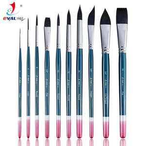 Nuevo Juego <span class=keywords><strong>de</strong></span> 10 Pinceles <span class=keywords><strong>de</strong></span> Acuarela Profesionales para Artistas, Pinceles para Acuarela, Acrílico, Tinta, Gouache, Tempera - Product Image 1