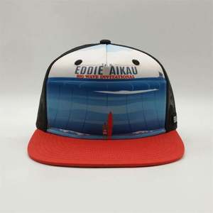 Gorras Snapback de Alta Calidad para Sublimación, Gorra Snapback de 5 Paneles con Visera Plana, Gorras Snapback con Bandera del Reino Unido Impresa en la Parte Inferior de la Visera - Product Image 1