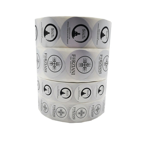 Etiquetas Adhesivas Redondas de Plástico de 25 mm, Varios Tipos, Etiquetas Autoadhesivas para Empaquetado - Product Image 4