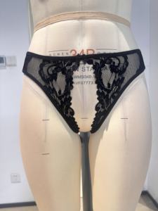 Lism Personalizzato, <span class=keywords><strong>Perizoma</strong></span> Sexy da Donna in Pizzo Traspirante, Senza Cavallo, con Apertura, a Vita Bassa, Effetto Push-Up, Hot, 3D - Product Image 4