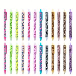 Office Supplies Students Multi Color Plastic Leopard Pattern 1.0Mm Ballpoint Advertising Gift <b>Retractable</b> Signature Ball <b>Pen</b> - Product Image 1