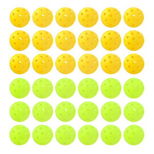 ลูกพิคเคิลบอล Factory Direct X40 Hard PE แบบ 40 รู สำหรับการแข่งขันกลางแจ้ง น้ำหนักเบา ราคาโรงงาน รับทำโลโก้ตามสั่ง - Product Image 1