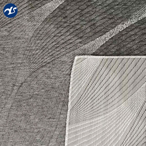 Vente directe des fabricants, tissu de matelas <span class=keywords><strong>gris</strong></span> simple 100% polyester, anti-rétrécissement, tissu de literie tricoté - Product Image 4