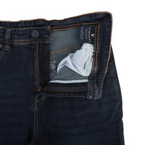 Pantalones vaqueros de corte regular de algodón orgánico respetuosos con el medio ambiente hechos con tela de alta calidad de primera calidad a precio razonable al por mayor - Product Image 2