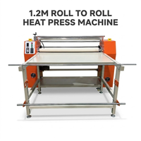 Presse à transfert thermique rotative à tambour de 200 mm pour sublimation sur tissu polyester de 1,2 m