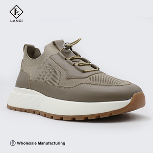Fabricantes de Calzado de Marca Privada LANCI, Zapatos de Tela Transpirable para Hombre, Zapatillas de Lujo, Zapatillas Transpirables Sin Cordones para Hombre - Product Image 3