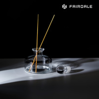 Bouteille diffuseur de parfum en verre sérigraphié de 180 ml/200 ml, de qualité supérieure, pour la décoration intérieure