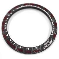 Teknologi Terbaru Jam Tangan Mekanis Otomatis Pria 4130 Casing Serat Karbon Putih Bezel Keramik Oranye Timer Olahraga Multi-Dial Hitam