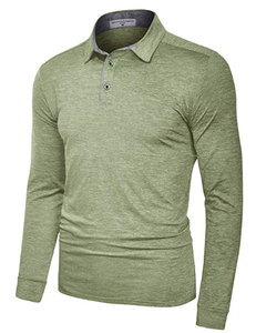 Compras en línea Ropa de invierno Al Aire Libre Atlético Hombres Polo Top Venta caliente Personalizado Secado rápido Transpirable Antiarrugas <span class=keywords><strong>Manga</strong></span> larga - Product Image 1