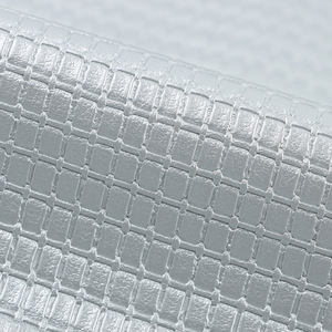 Ventes directes d'usine Le dernier tissu en cuir à carreaux en relief de 0.7mm convient aux manteaux et aux jupes - Product Image 1