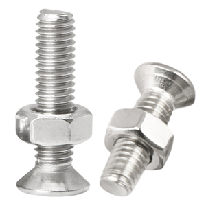 Juego de tornillos y tuercas de máquina de cabeza avellanada métrica de acero inoxidable 201 Grado 8.8 M2-M8 - Product Image 3