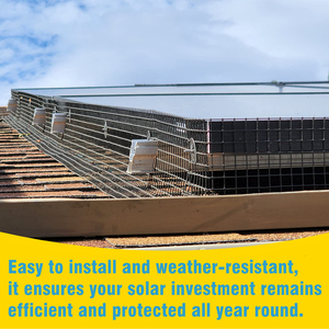 Malla de protección para paneles solares contra palomas y ardillas, malla de 1/2 pulgada, 100 pies, alambre recubierto de PVC, acero galvanizado, barrera contra palomas y roedores - Product Image 4