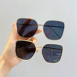 2022 Fashion Vintage Metal Big Frame <b>Sunglasses</b> Polarized <b>Square</b> Women <b>Sunglasses</b> - Product Image 5