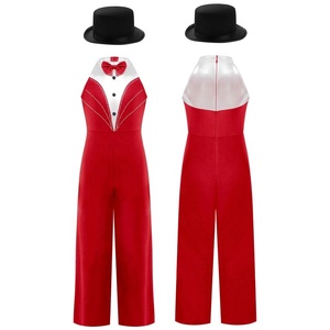 Traje de Baile de Jazz para Niñas de 6 a 16 Años, Mono Metálico para Actuaciones en Escenario, Fiestas Temáticas, Conjunto de Body, Disfraz de Danza Contemporánea de Lujo - Product Image 3