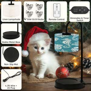 Lámpara Calentadora de Velas Eléctrica con Pantalla con Diseño Marino, Regulable, Aromaterapia para Interiores, Regalo para Decoración del Hogar - Product Image 4