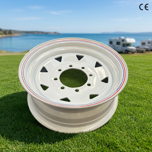 Jantes de remorque en acier personnalisées HUA MEI, 16 <span class=keywords><strong>pouces</strong></span>, 6JX16, CB110 mm, 6X139.7, 16x6J, pour pneus 265/70R16 - Product Image 3