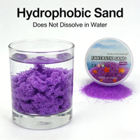 Sable hydrophobe non toxique, sable magique pour enfants, expérience scientifique, fournisseur OEM ODM, certification sans amiante, support ODM OEM