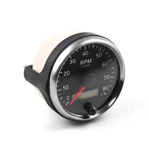 Tachymètre 85MM 0-8000RPM 12V/24V Tachymètre Lumière Ambre/Blanche <span class=keywords><strong>Jauge</strong></span> RPM Avec LCD Hourmeter pour <span class=keywords><strong>Essence</strong></span> <span class=keywords><strong>Essence</strong></span> Voiture Marine <span class=keywords><strong>Bateau</strong></span> - Product Image 3