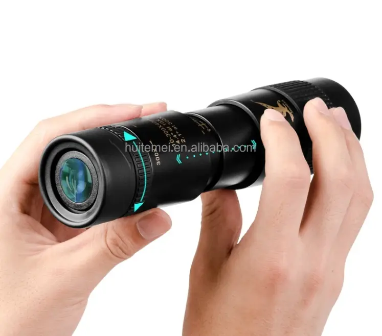 Telescopic Zoom Monocular 10-300x High-Power High-Definition 10000-Meter Free Zoom Telescope Low Light HD telescope