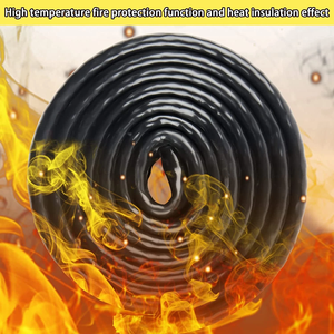 High-Temp Black Silicone Braided <strong>Fiberglass</strong> <strong>Insulation</strong> Fire Sleeve Hose up to 500C for Steel Plant Use 7-25KV <strong>Rated</strong> Voltage - Product Image 3
