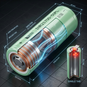 Batterie rechargeable Li-ion Battivus INR21700-50PL 5000mAh 50A haute performance de qualité A pour drone FPV, outil électrique, trottinette électrique, vape - Product Image 2
