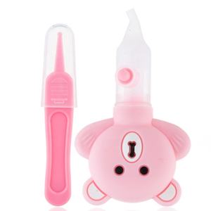 Grosir lucu desain beruang silikon bayi Manual vakum hidung Aspirator aman baru lahir pembersih alat Hidung - Product Image 1