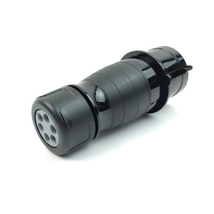 Prise d'alimentation industrielle 5 broches 32A étanche IP66 380V en ABS pour éclairage de scène et connexion électrique - Product Image 4