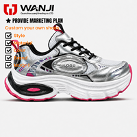 Sneakers Chunky de Style Designer Personnalisé pour Hommes et Femmes, Chaussures de Sport Décontractées à Semelle Épaisse en Maille Respirante, Sneakers Personnalisées OEM