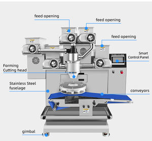 Macchina automatica per la produzione di rullini per fichi, macchina per la produzione di Djebecake, macchina per la produzione di Mooncake - Product Image 3