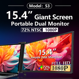 15.6 ba màn hình máy tính xách tay, màn hình bên phải 180 ° xoay, cắm và chơi cho 15.6-17.3 "Windows/Mac(M1/M2/m3) Pro/max-s3 - Product Image 3