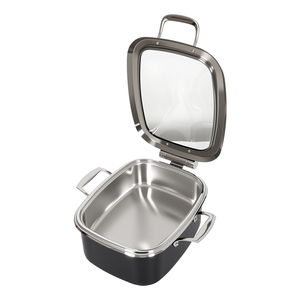 Set Buffet di Lusso in Acciaio Inox Oro Nero Bianco, Attrezzature per Cucina Commerciale e Catering per Hotel - Product Image 4