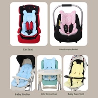 Insert de siège auto pour bébé, coussin de poussette doux et respirant pour nourrissons, doublure universelle confortable pour poussettes et sièges auto de sécurité