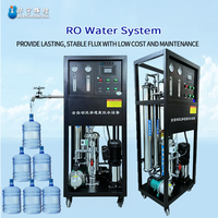 Système de purification d'eau compact 250LPH 500LPH, usine de filtration par osmose inverse, machine de traitement d'eau potable par osmose inverse